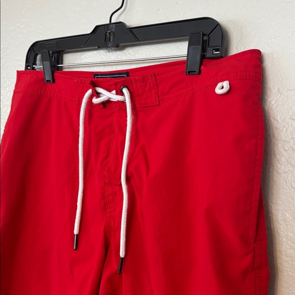 Abercrombie & Fitch Men’s Red Stretch Lined Swim Trunks 32 - Picture 2 of 10